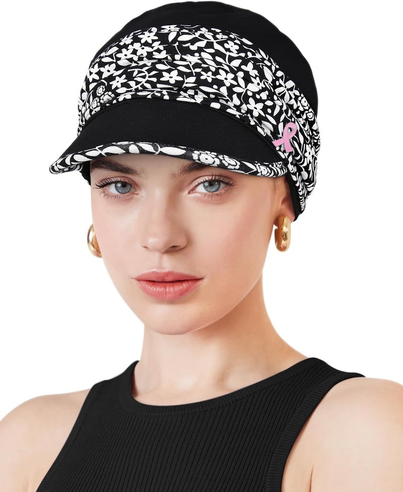 Awefeel Chemo Headwear Viscose Newsboy Cap for Women Fall and Winter Hats - Image 1